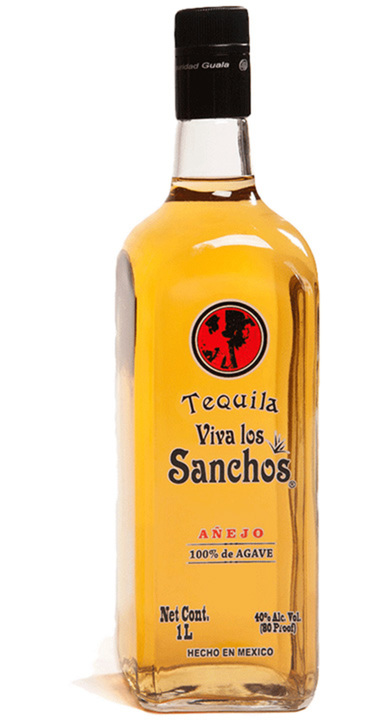 Bottle of Viva Los Sanchos Añejo