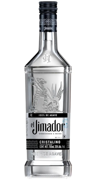 Bottle of El Jimador Reposado Cristalino