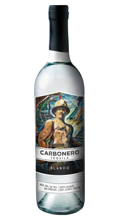 Bottle of Carbonero Tequila Blanco