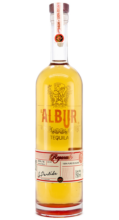 Bottle of El Albur Tequila Reposado