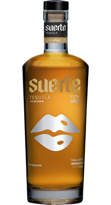Bottle of Suerte 8-year Extra Añejo 2018 "Lucky Lips"