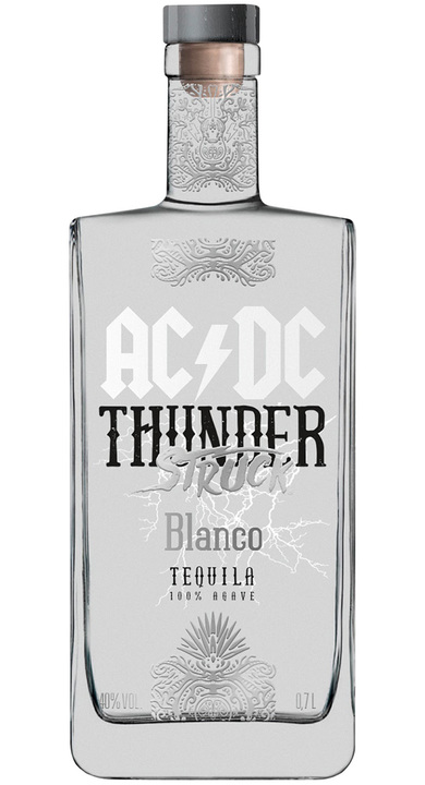 Bottle of Thunderstruck Blanco Tequila
