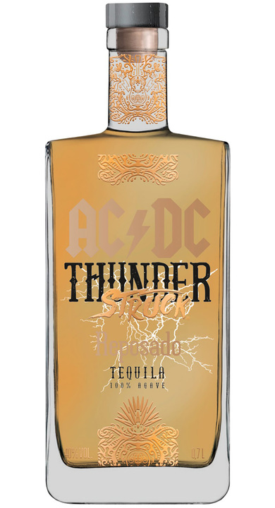Bottle of Thunderstruck Reposado Tequila