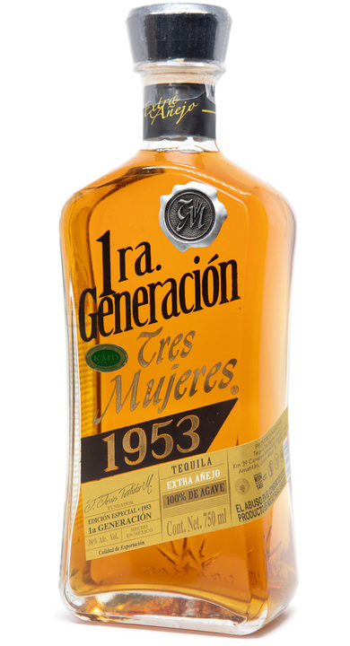 Bottle of 1ra. Generación Tres Mujeres 1953 Extra Añejo