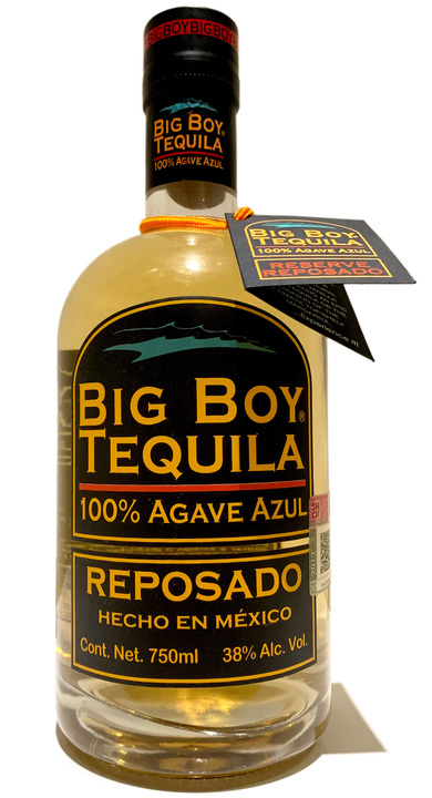 Bottle of Big Boy Tequila Reposado