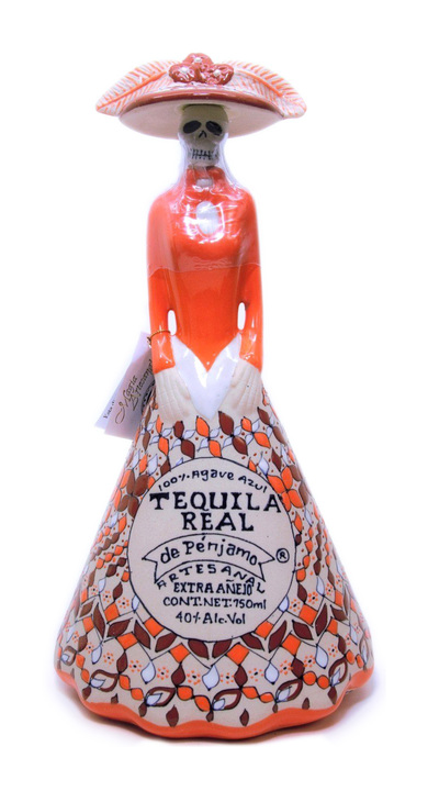 Bottle of Real de Penjamo Extra Añejo (Catrina)