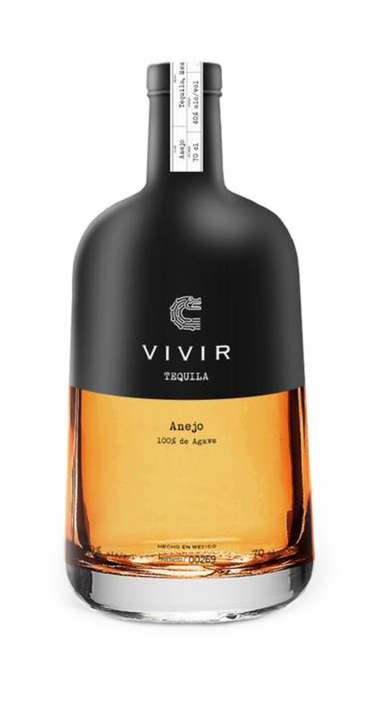 Bottle of Vivir Tequila Añejo