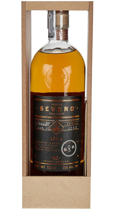 Bottle of Severo Tequila Añejo