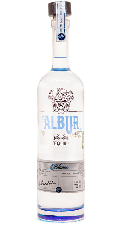 Bottle of El Albur Tequila Blanco