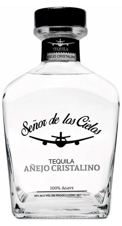 Bottle of Señor de los Cielos Añejo Cristalino
