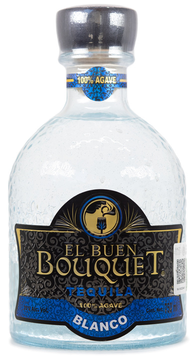 Bottle of El Buen Bouquet Tequila Blanco