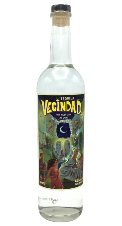 Bottle of Tequila Vecindad Blanco