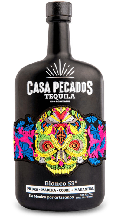 Bottle of Casa Pecados Tequila Blanco 53º