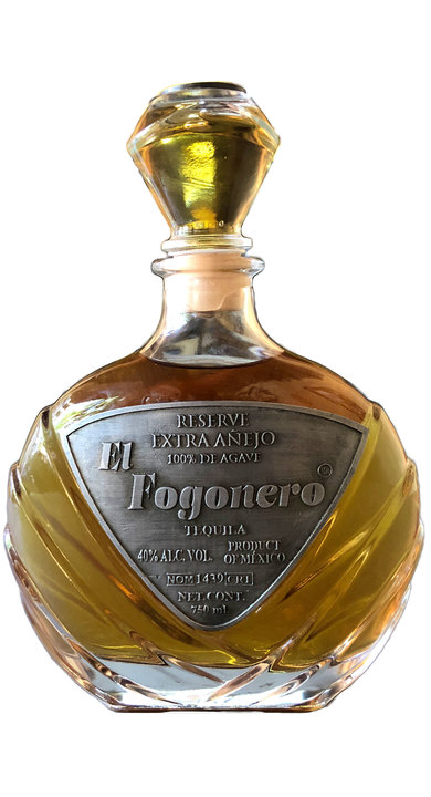 Bottle of El Fogonero 9-Year Extra Añejo Reserve