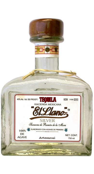 Bottle of El Llano Silver