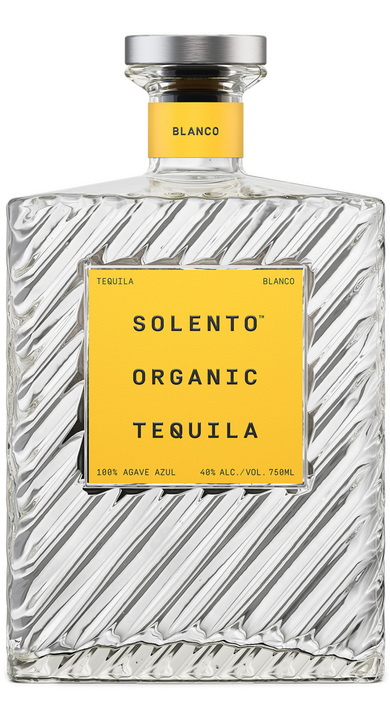 Bottle of Solento Organic Tequila Blanco