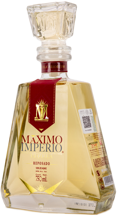 Bottle of Maximo Imperio Reposado