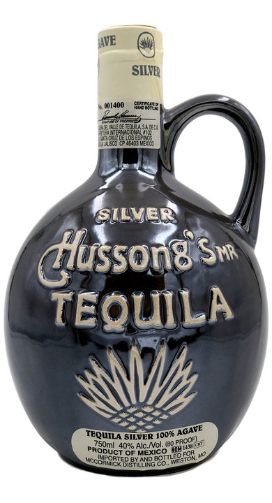 Bottle of Hussong's Silver Tequila