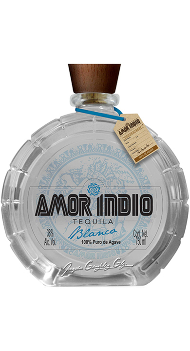 Bottle of Amor Indio Tequila Blanco