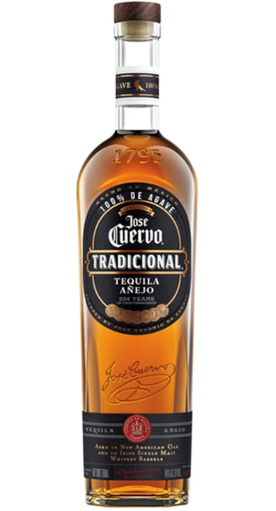 Bottle of Jose Cuervo Tradicional Añejo