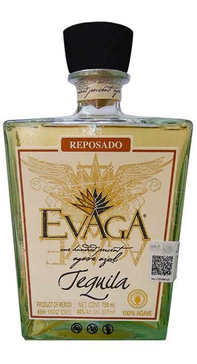 Bottle of Evaga Reposado