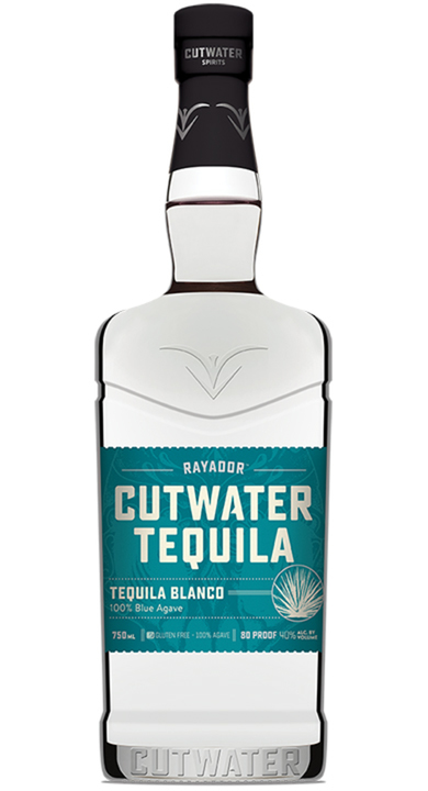 Bottle of Rayador Cutwater Tequila Blanco
