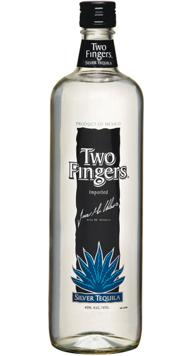 Bottle of Two Fingers Silver