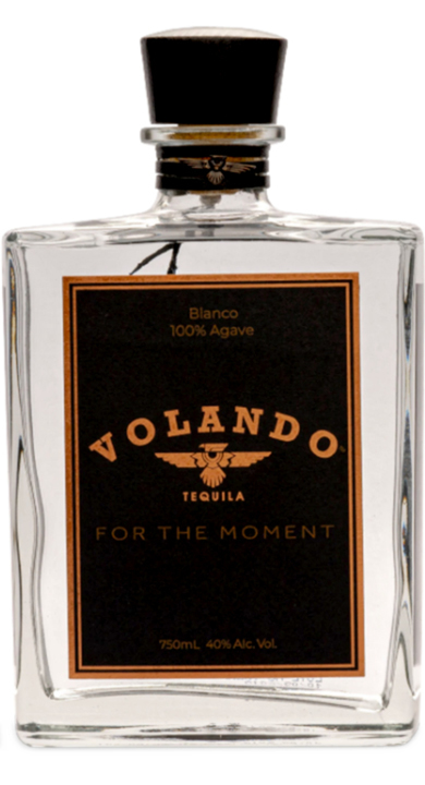 Bottle of Volando Tequila Blanco