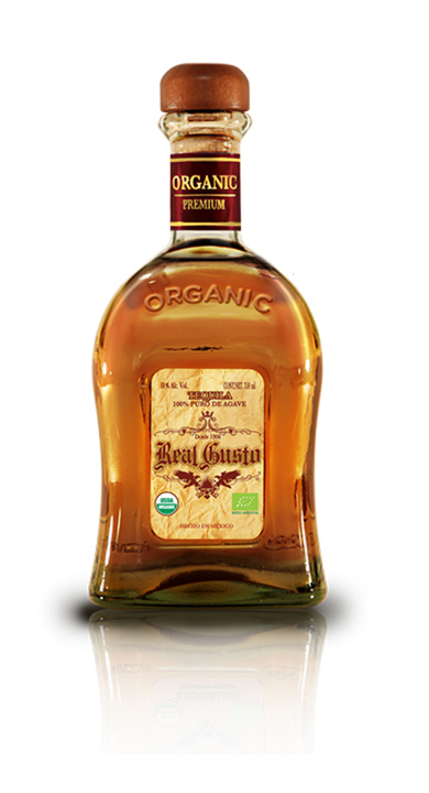 Bottle of Real Gusto Añejo