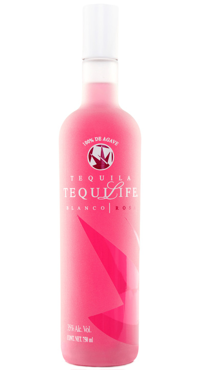 Bottle of Tequilife Blanco Rosa