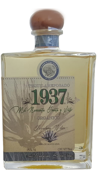 Bottle of Tequila 1937 Reposado Orgánico