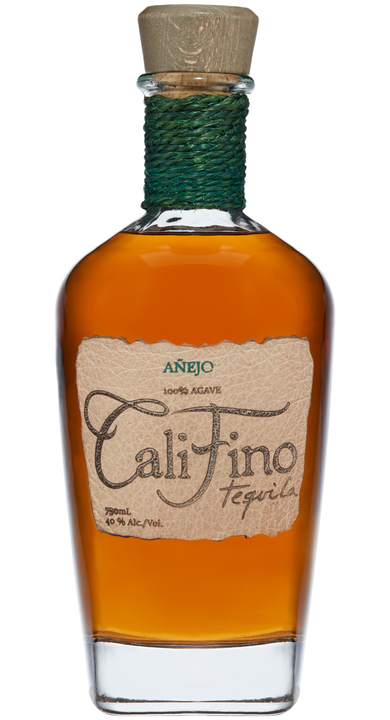 Bottle of CaliFino Tequila Añejo