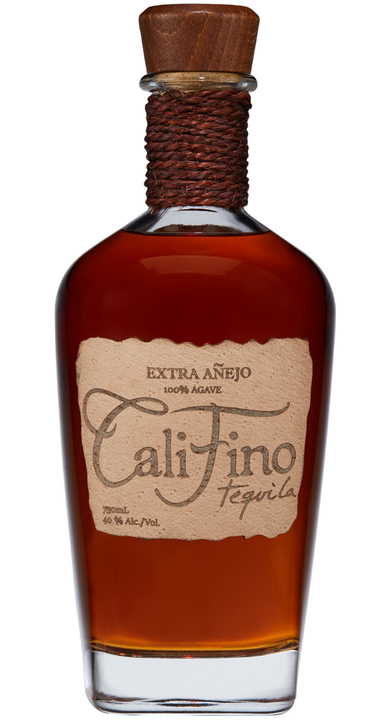 Bottle of CaliFino Tequila Extra Añejo