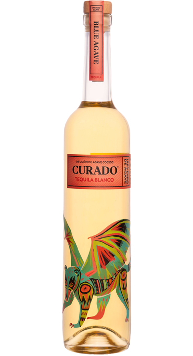 Bottle of Curado Tequila Blanco (Blue Agave)