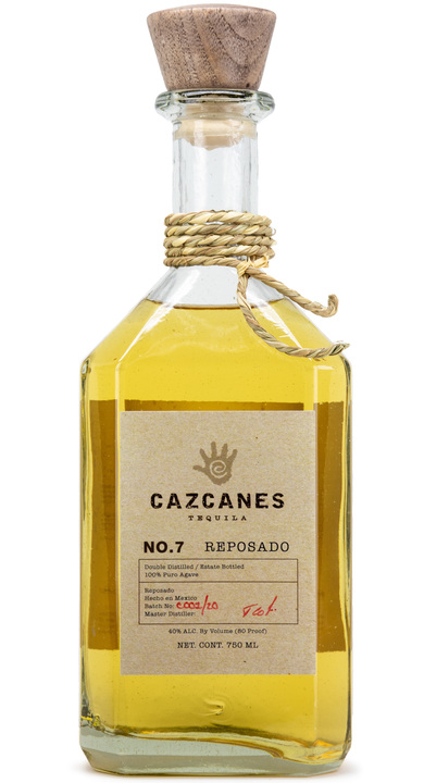 Bottle of Cazcanes No. 7 Reposado