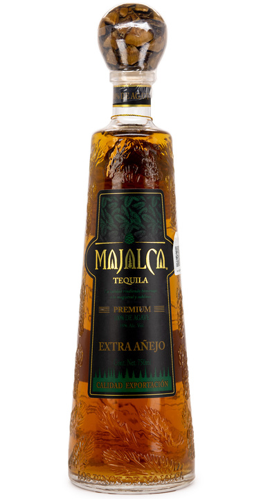 Bottle of Majalca Tequila Extra Añejo