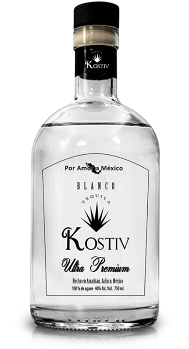 Bottle of Tequila Kostiv Blanco