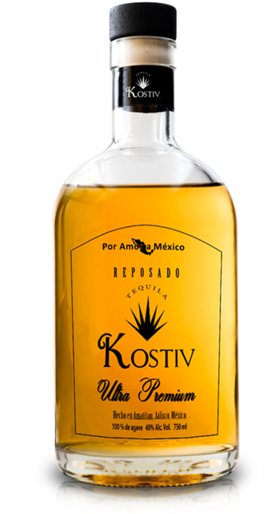 Bottle of Tequila Kostiv Reposado
