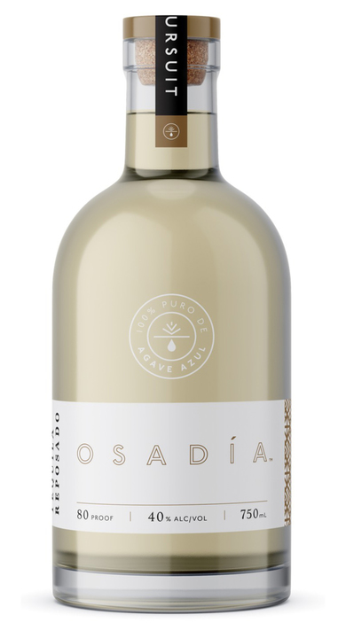 Bottle of Osadía Tequila Reposado