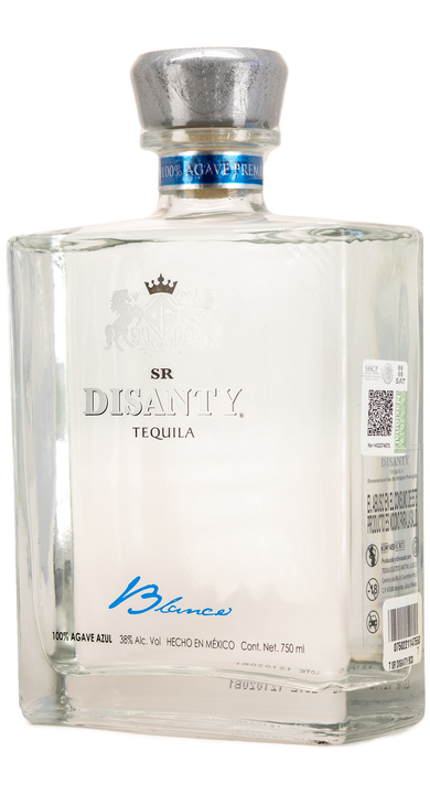 Bottle of Sr Disanty Tequila Blanco