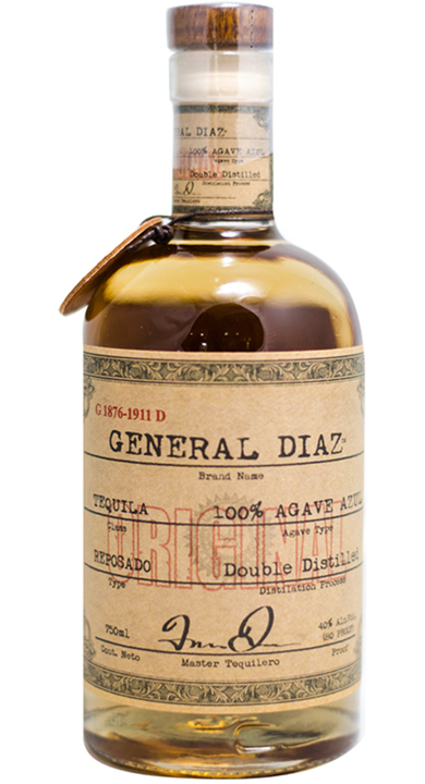 Bottle of General Diaz Reposado