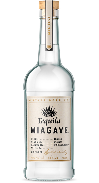 Bottle of Tequila Miagave Blanco