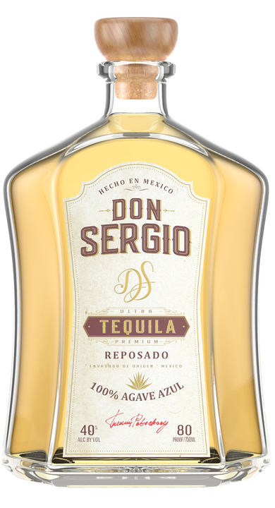 Bottle of Don Sergio Tequila Reposado