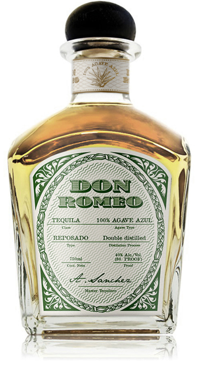 Bottle of Don Romeo Reposado