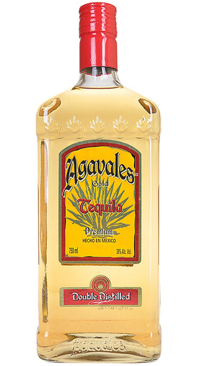 Bottle of Agavales Gold Tequila