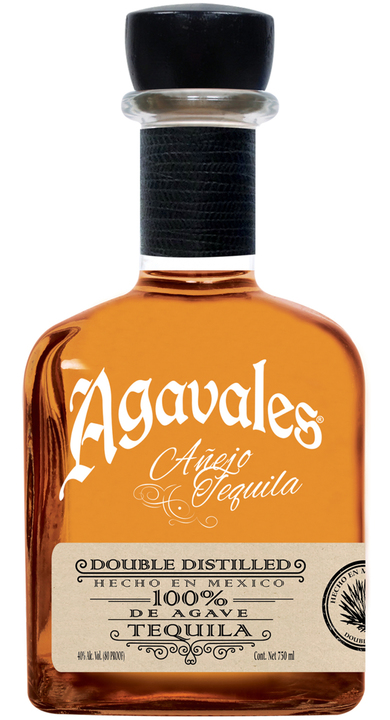 Bottle of Agavales Añejo Tequila
