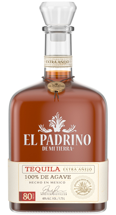 Bottle of El Padrino de Mi Tierra Extra Añejo