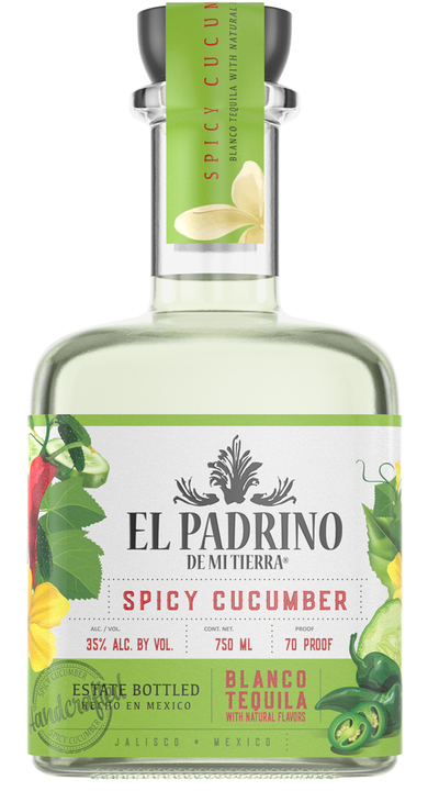 Bottle of El Padrino de Mi Tierra Spicy Cucumber