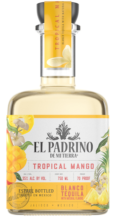 Bottle of El Padrino de Mi Tierra Tropical Mango