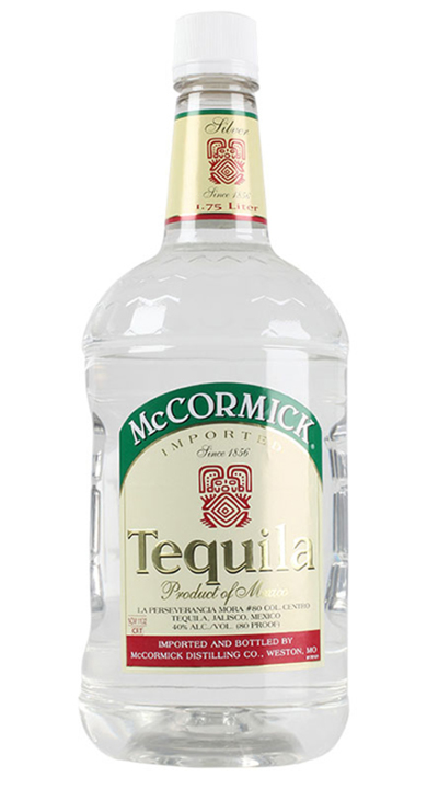Bottle of McCormick Tequila Silver